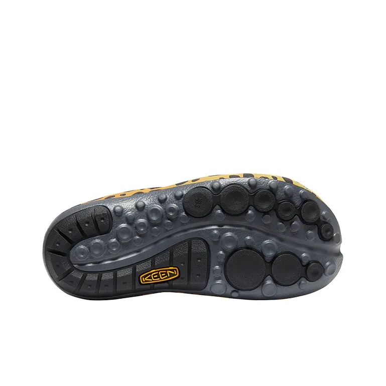 KEEN Shanti Arts Beach Sandals Women's Orange Black Leopard Print-5