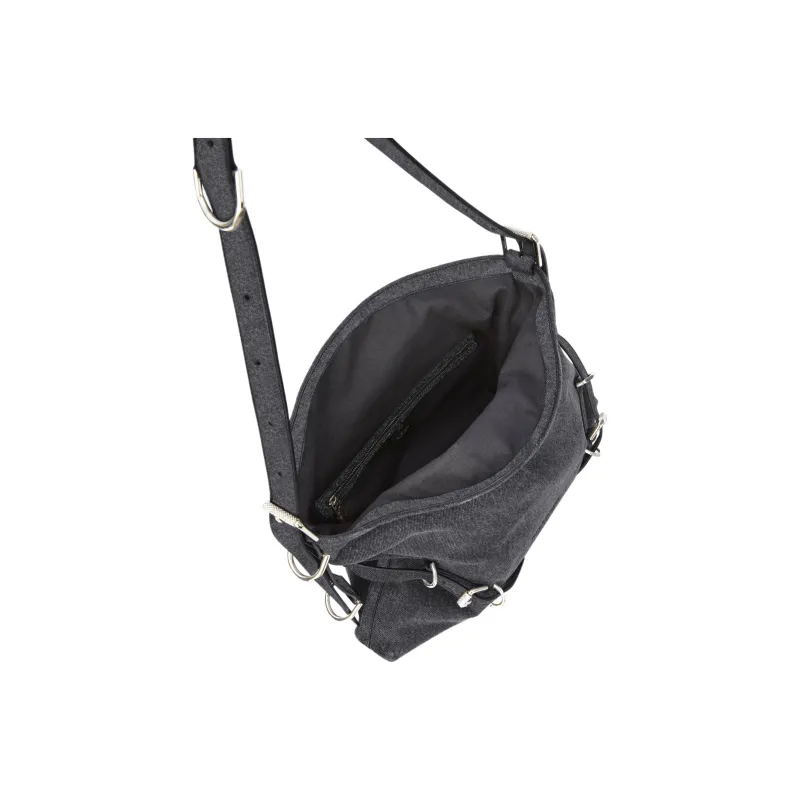 Givenchy Voyou Denim Handbag, Shoulder Bag Medium Size Women's Black-3
