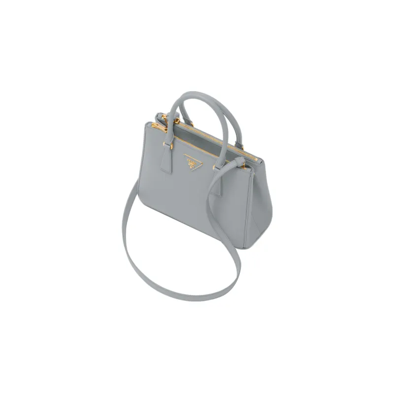 PRADA Galleria Killer Bag Leather Shoulder Bag Crossbody Bag Handbag Medium Size Women's Cornflower Blue-1