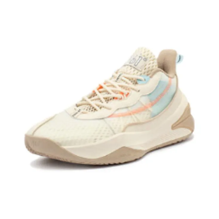 361° Cushioned Slip Resistant Low Top Basketball Shoes Men's Pink-3