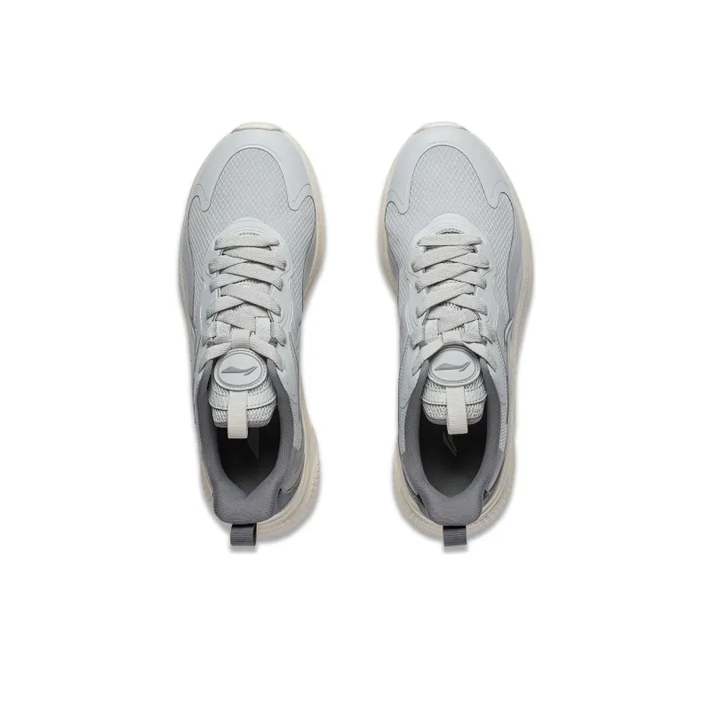 LiNing Cruising Durable Breathable Low Top Casual Shoes Men's Gray-3