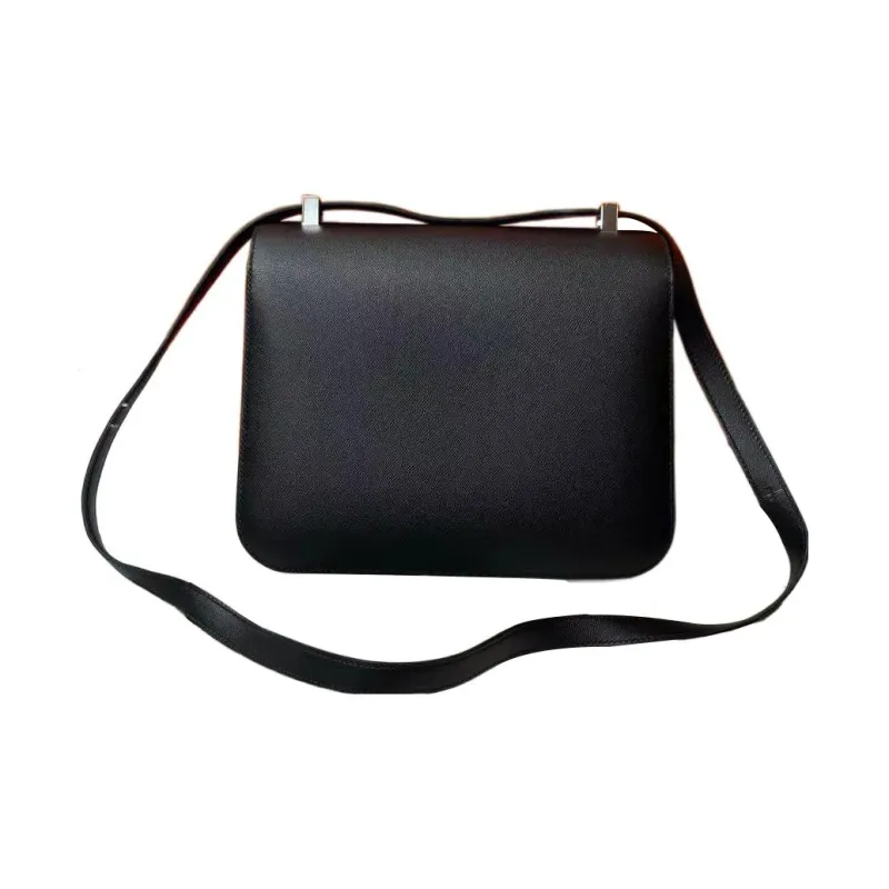 HERMES Constance Epsom Leather Shoulder Bag Crossbody Bag Regular Women's Black-2