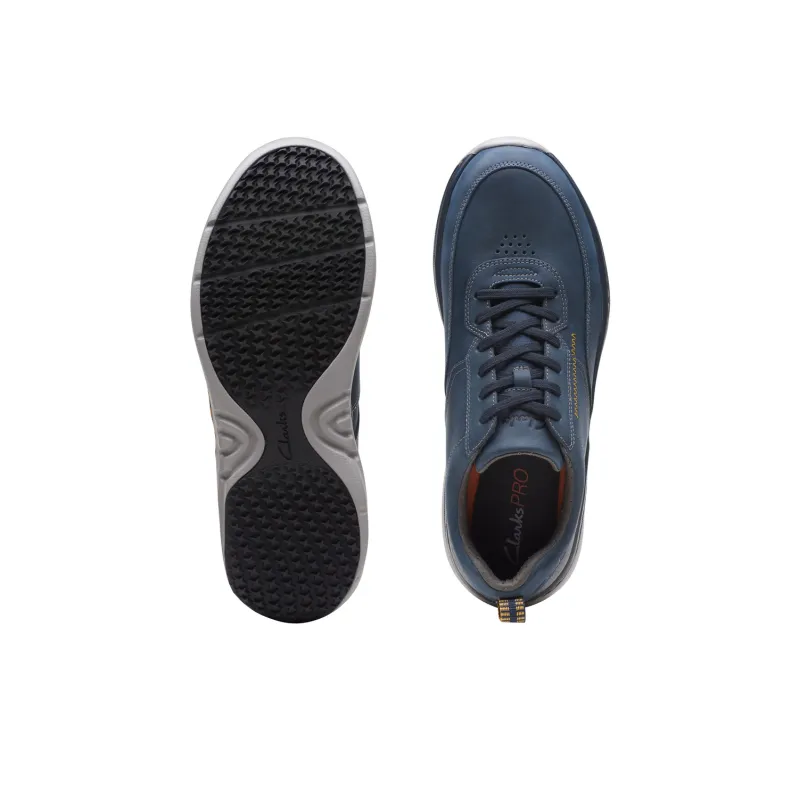Clarks Artisan Collection Durable Breathable Low Top Casual Shoes Men's Marine Blue-2