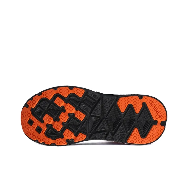 KOOLARA Anti-Slip Wear-Resistant Low-Top Running Shoes Men's Night Black-5