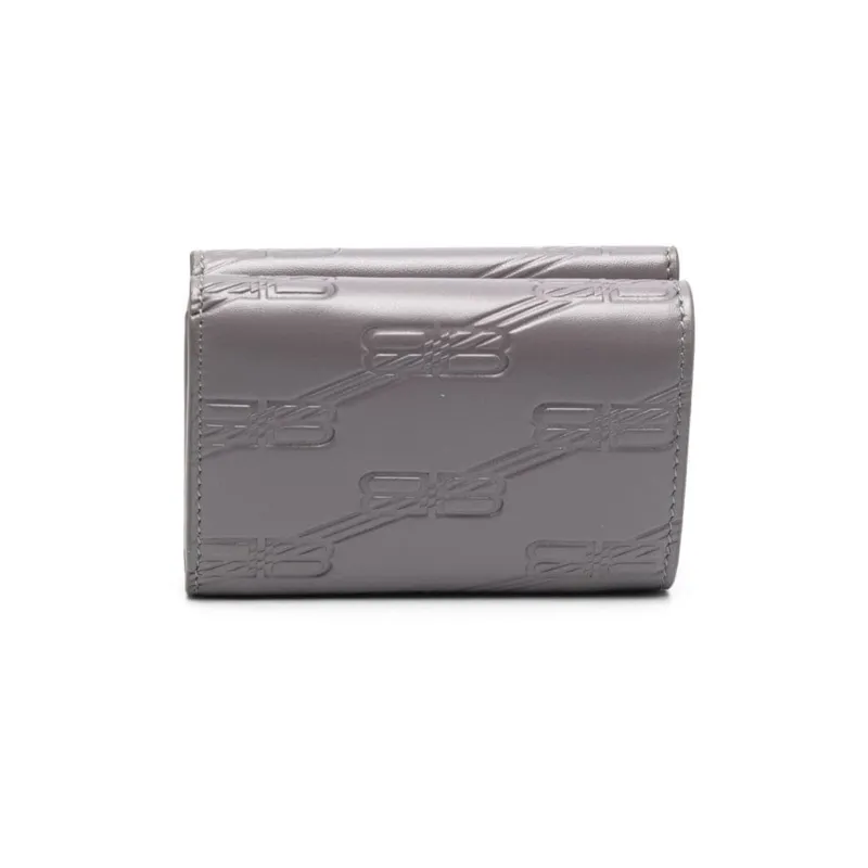 Balenciaga Calfskin Wallet Men's Taupe-1