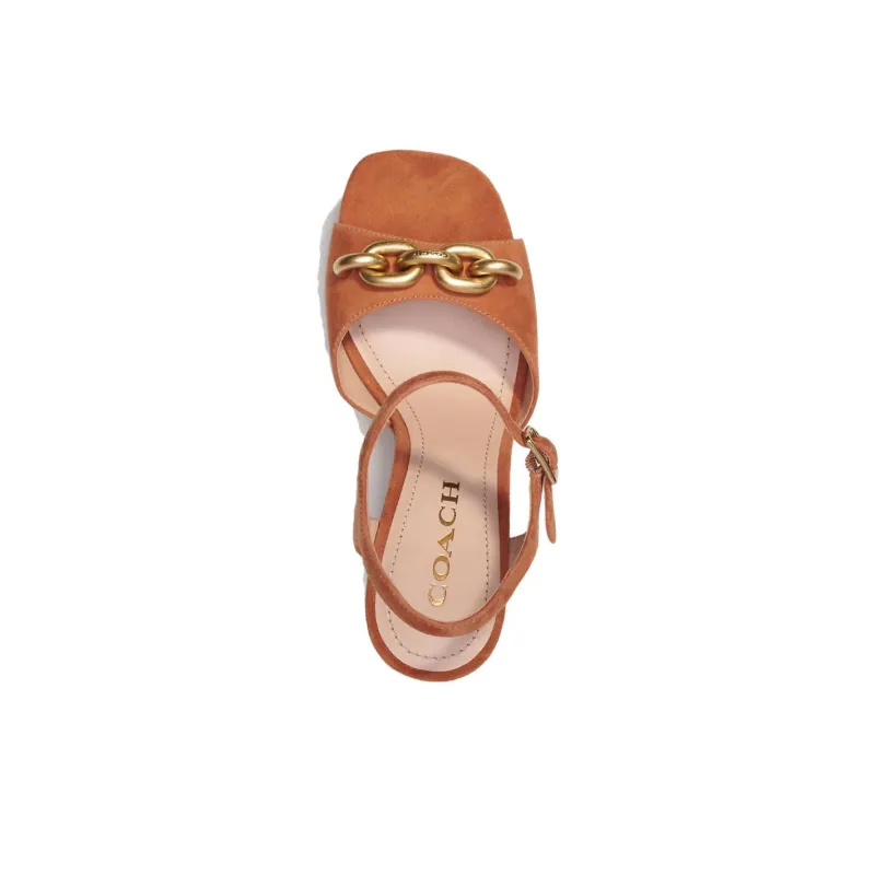 COACH Nicolette Strap Sandals Women's Brown-3