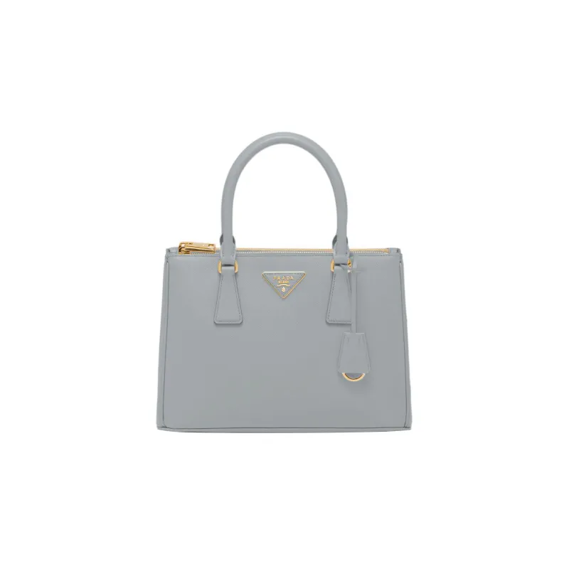 PRADA Galleria Killer Bag Leather Shoulder Bag Crossbody Bag Handbag Medium Size Women's Cornflower Blue-0