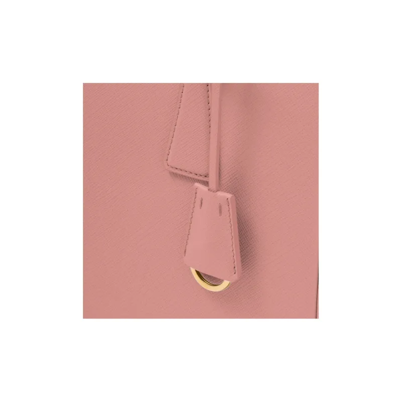 PRADA Galleria Killer Bag Leather Handbag Medium Size Women's Petal Pink-4
