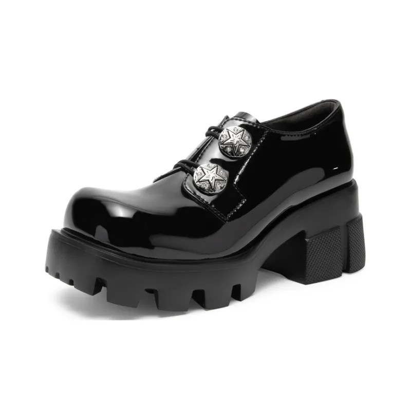 MIO Loafers Women's Low Top Black-1
