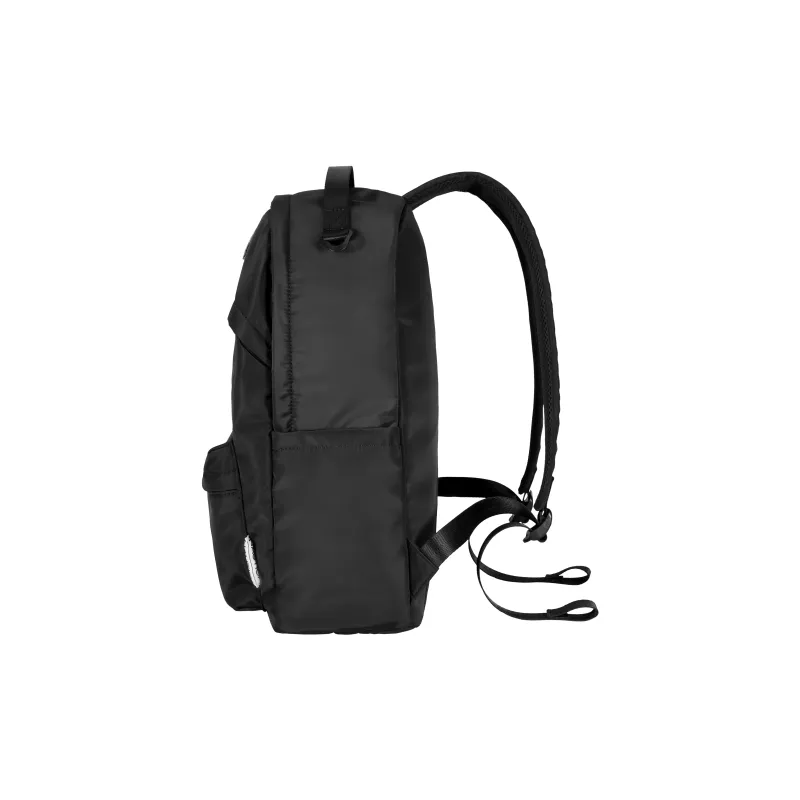 NAUTICA Nylon Fabric Backpack Large Size Unisex Black-2