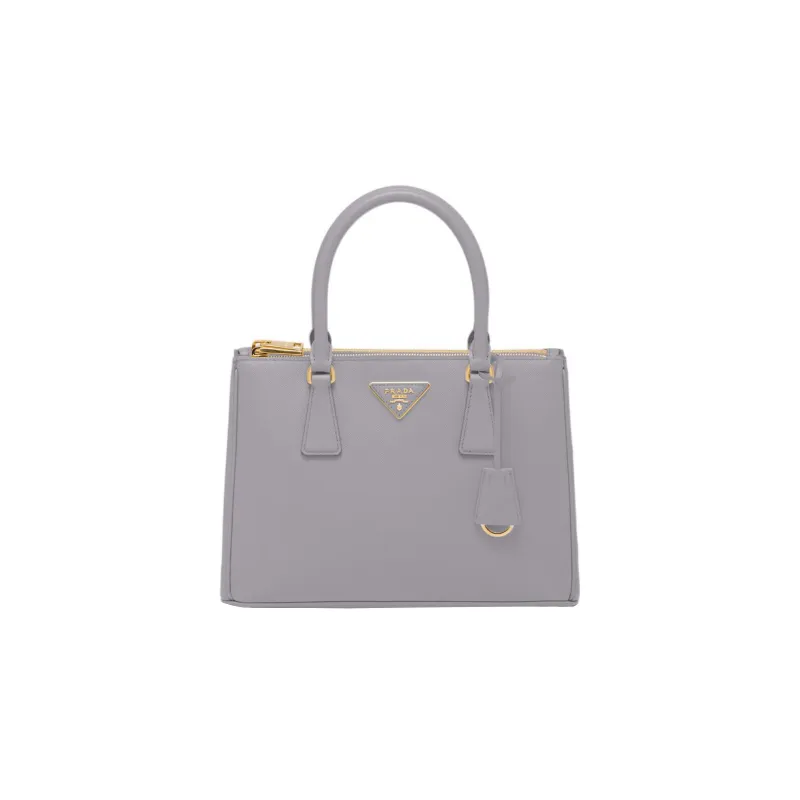 PRADA Galleria Killer Bag Leather Shoulder Bag Crossbody Bag Handbag Medium Size Women's Purple Gray-0