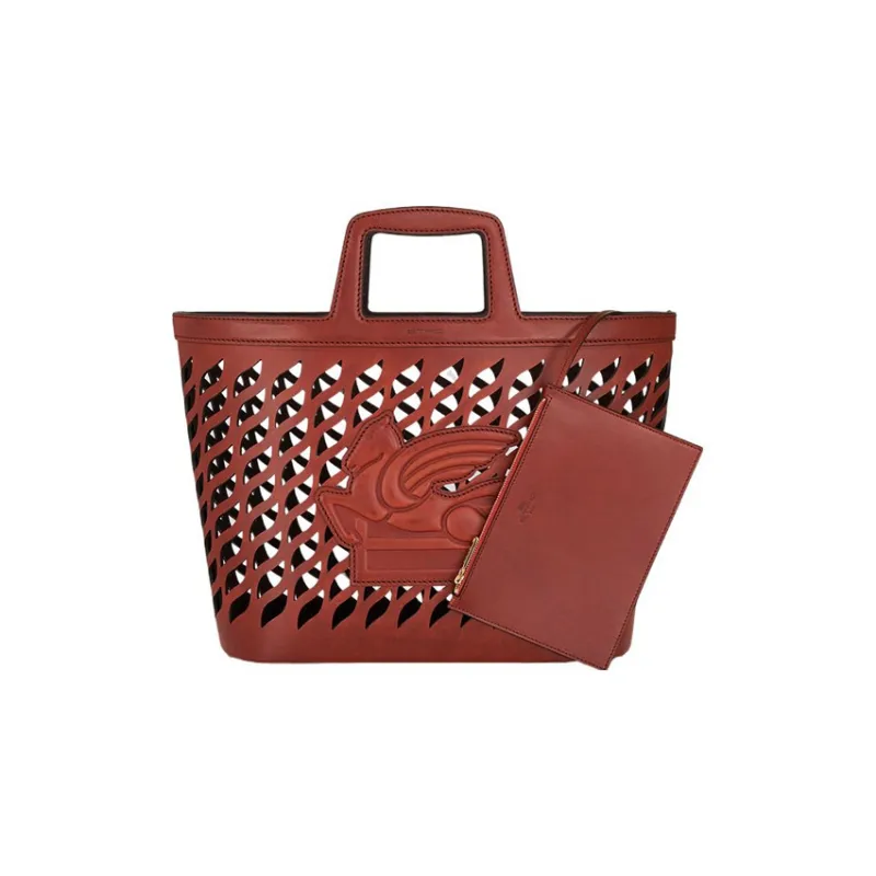 ETRO Medium Pegaso Cut Out Detailed Tote Bag-1