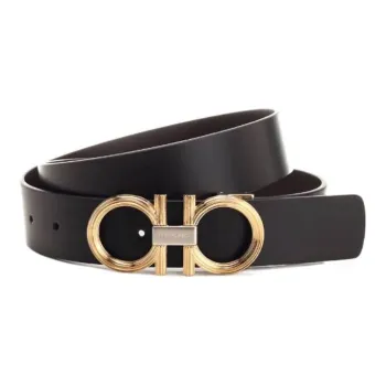 Ferragamo Logo Engraved Buckled Belt