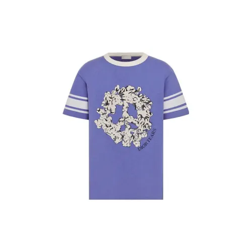 DIOR T-Shirts Men Blue