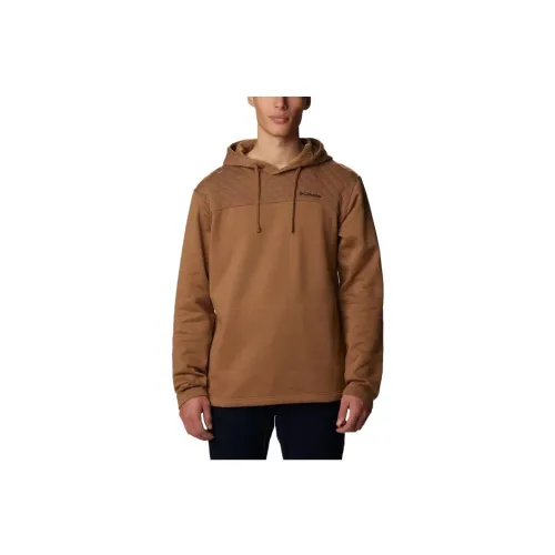 Columbia Leif Trail Sweatshirts Men Brown