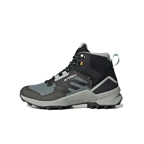 Adidas Terrex Swift R3 Mid Gore-Tex Semi Flash Aqua Core Black Wonder Beige Women's