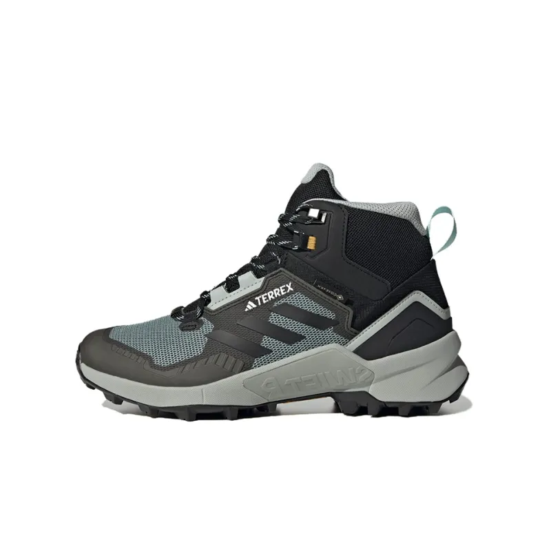 Adidas Terrex Swift R3 Mid Gore Tex Semi Flash Aqua Core Black Wonder Beige Women's-0