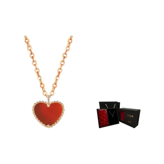 GRACE GIRL 18K Gold Necklaces Women's-1