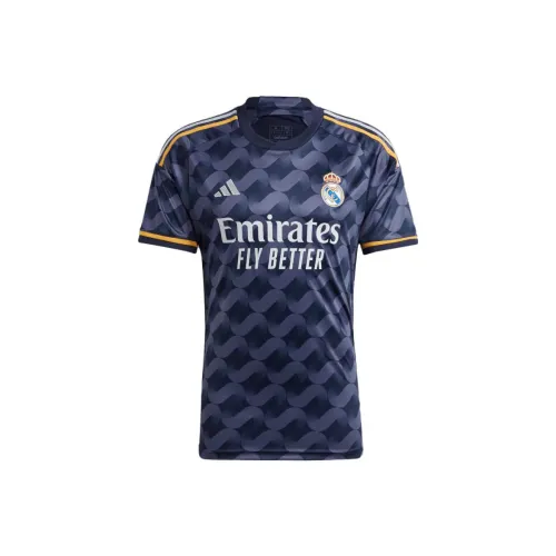 Adidas Real Madrid Soccer Jerseys Men Dark Blue