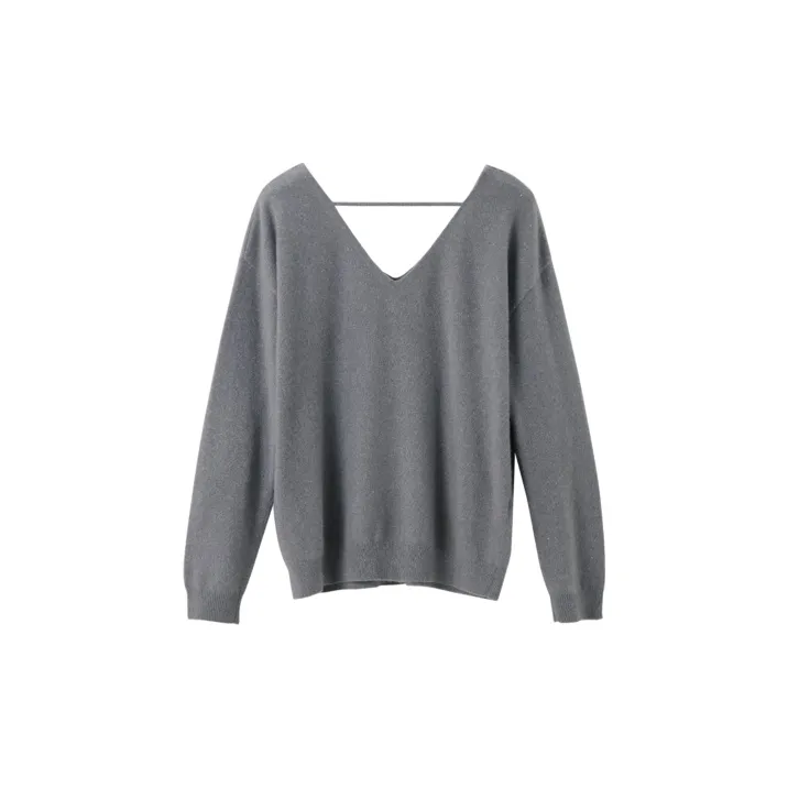 OVV Knitwear Women's Purple Gray B5-1