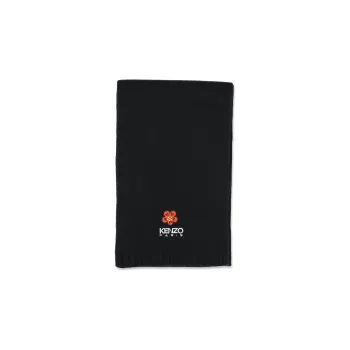 KENZO Boke Flower Logo Embroidered Scarf