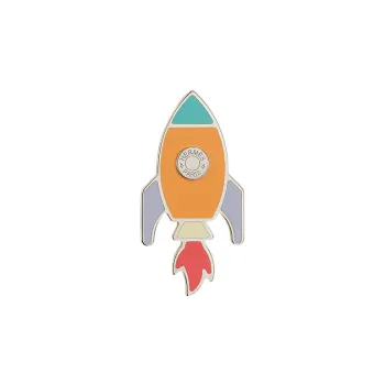 HERMES Metal Brooches Unisex Multicolor