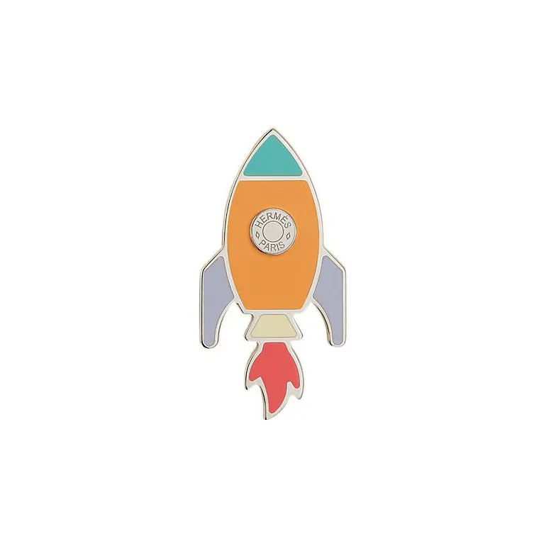 HERMES Metal Brooches Unisex Multicolor-0
