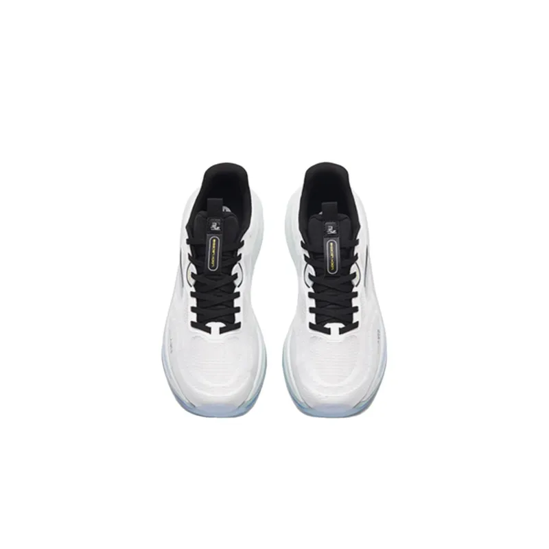 Anta Variety Training Collection Ling Curved Anti Slip Wear Resistant Low Top Training Shoes Men's White Black Cyan-2
