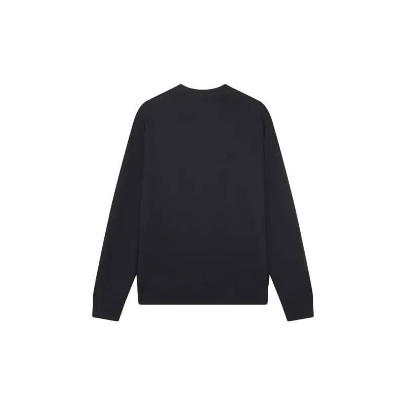 Maison Kitsune Fox Head Patch Knitted Cardigan-1