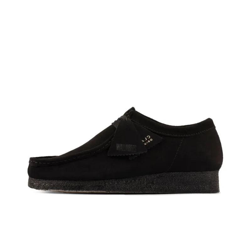 Clarks Originals Durable Breathable Low Top Casual Shoes Women's Black-0