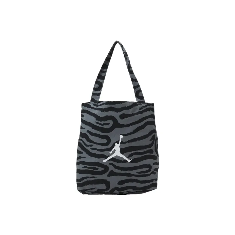 Jordan Cotton Tote Bag, Shopping Bag, Shoulder Bag, Handbag Regular Unisex Black-1