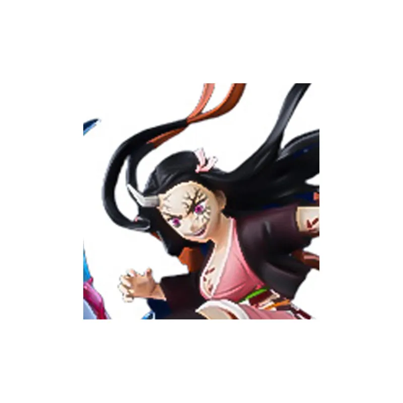 BANDAI Nezuko Kamado Figuarts Zero Demon Slayer Kimetsu No Yaiba, Demon Slayer Form Scale Figures 20cm-1