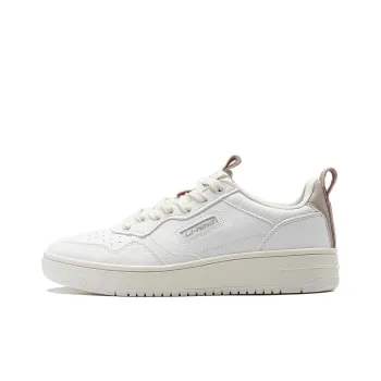 LiNing Star Sugar Anti Slip Wear Resistant Lightweight Breathable Low Top Skateboard Shoes Women's White