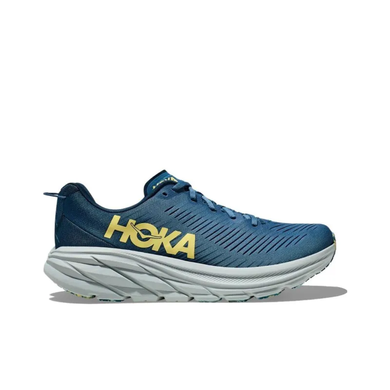 HOKA ONE ONE Rincon 3 Wear-Resistant Low-Top Running Shoes Men's Dark Blue-1