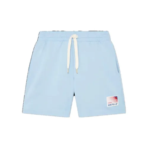 CASABLANCA Casual Shorts Men Sea Blue