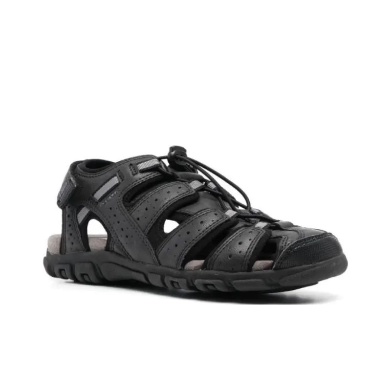 GEOX Low Top Beach Sandals Men's Black-1