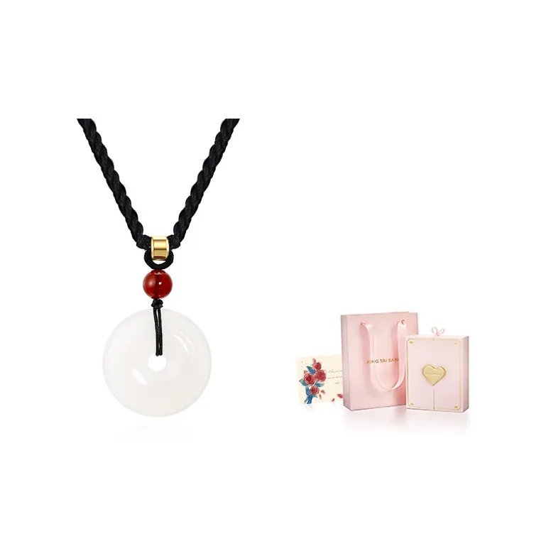KING TAI SANG Chalcedony Necklaces Unisex-4