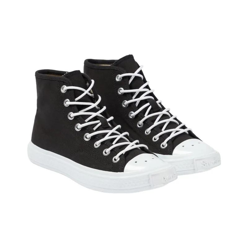 Acne Studios Contrasting Toe-cap Lace-up Sneakers-3