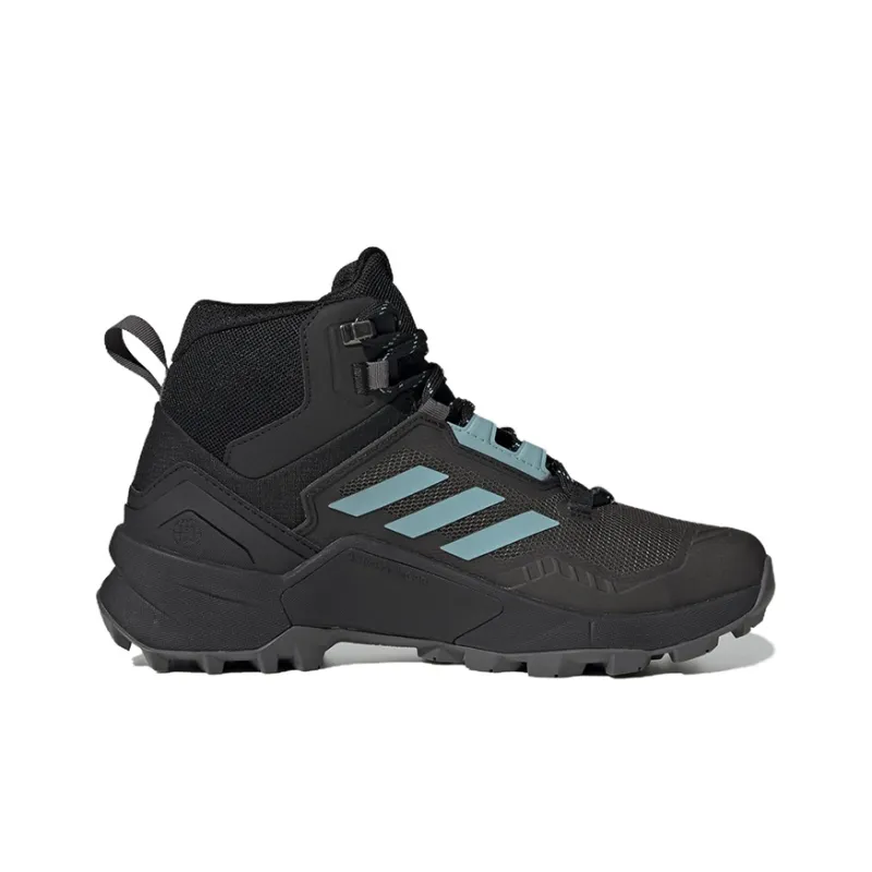 Adidas Terrex Swift R3 Mid Gore Tex Core Black Mint Ton Grey Women's-1