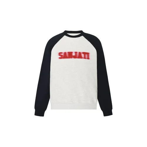 SANJATI Sweatshirts Women's Navy Blue Oatmeal Blend