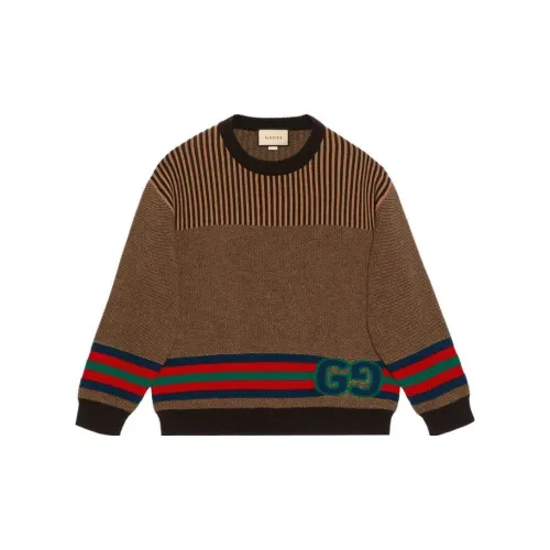 GUCCI Sweaters Men Brown