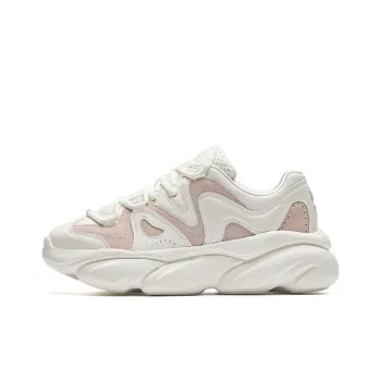 Anta Meowth Shoes Abrasion Resistant Low Top Casual Shoes Women's Pink White