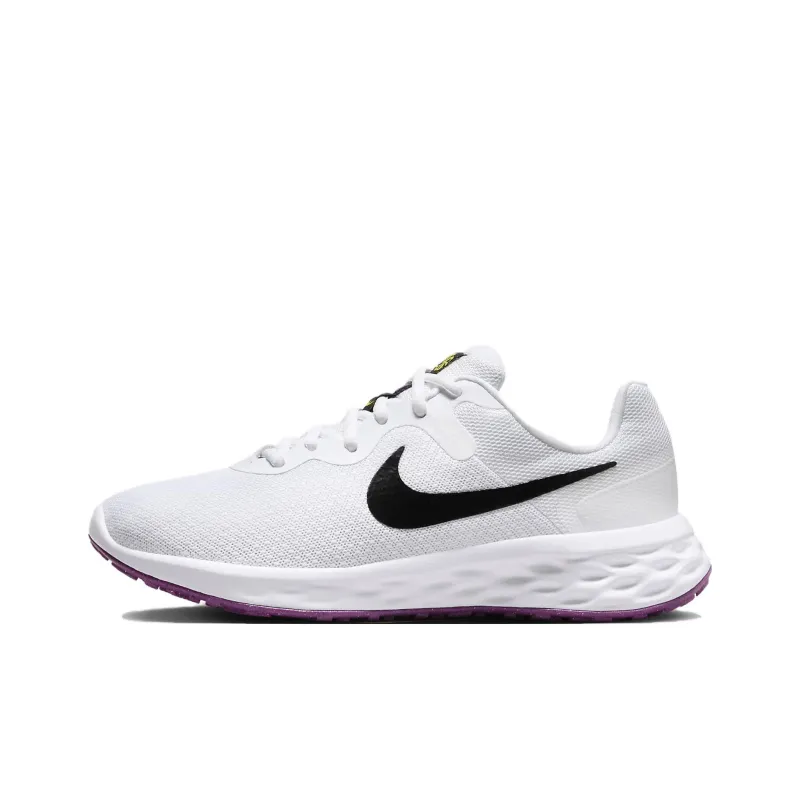 Nike Revolution 6 Wide 'White Vivid Purple' Women's-0