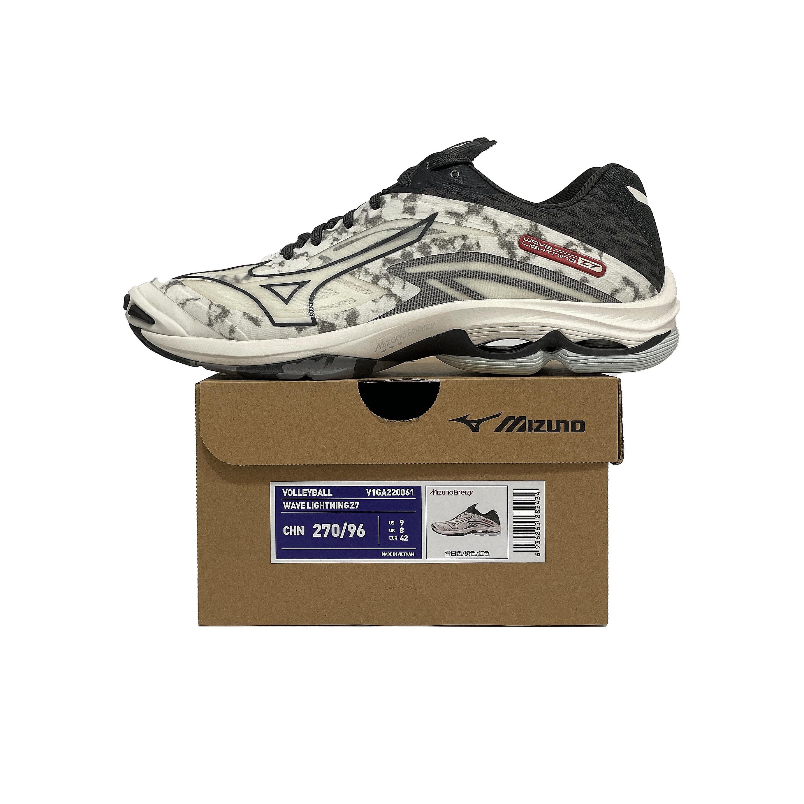 Mizuno Wave Lightning Z7 'Marble White' US M 5.5 - POIZON