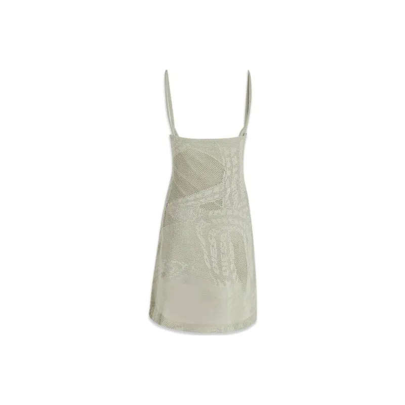 DIESEL Slip Dresses Women's Green-1
