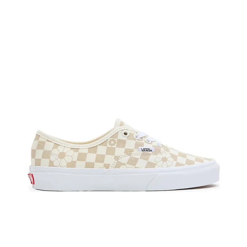 Vans Floral Check Authentic 'Beige White'-1