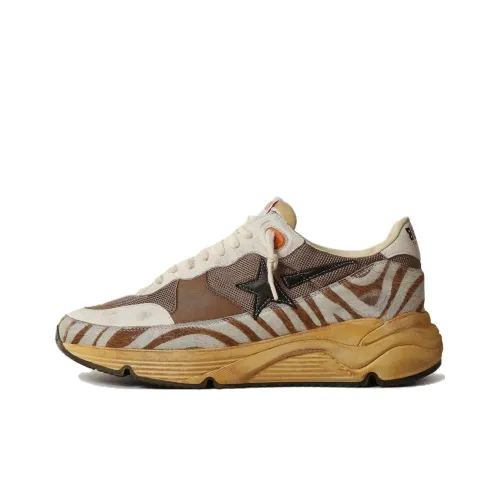 Golden Goose Running Sole Lifestyle Shoes Men Low-Top Brown