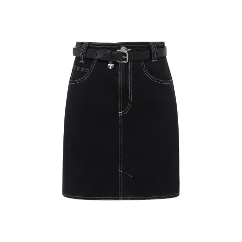 D'zzit Casual Short Skirts Women's Black