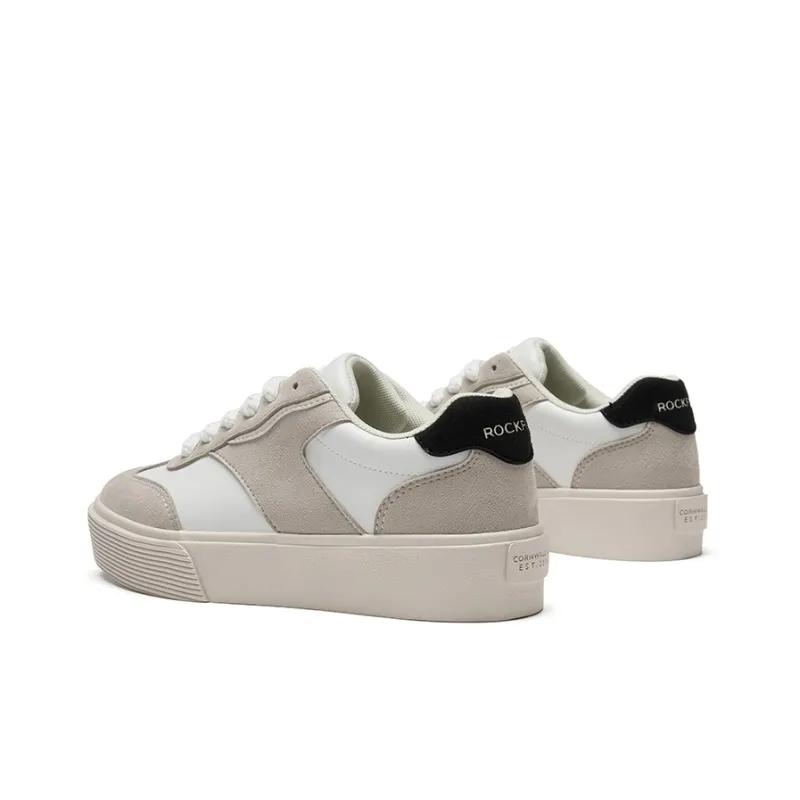 Rockfish Puffy Shoes Low Top Skateboard Shoes Women's Khaki-3