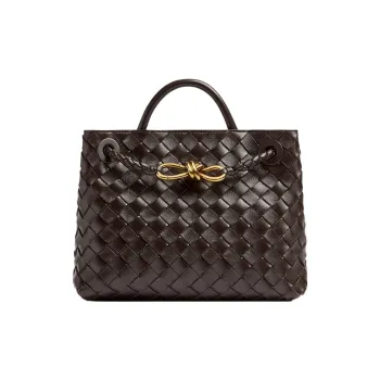 Bottega Veneta Andiamo Series Sheepskin Shoulder Bag, Crossbody Bag, Handbag Trumpets Women's Chocolate Brown